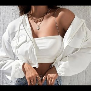 Shein cropped jacket
